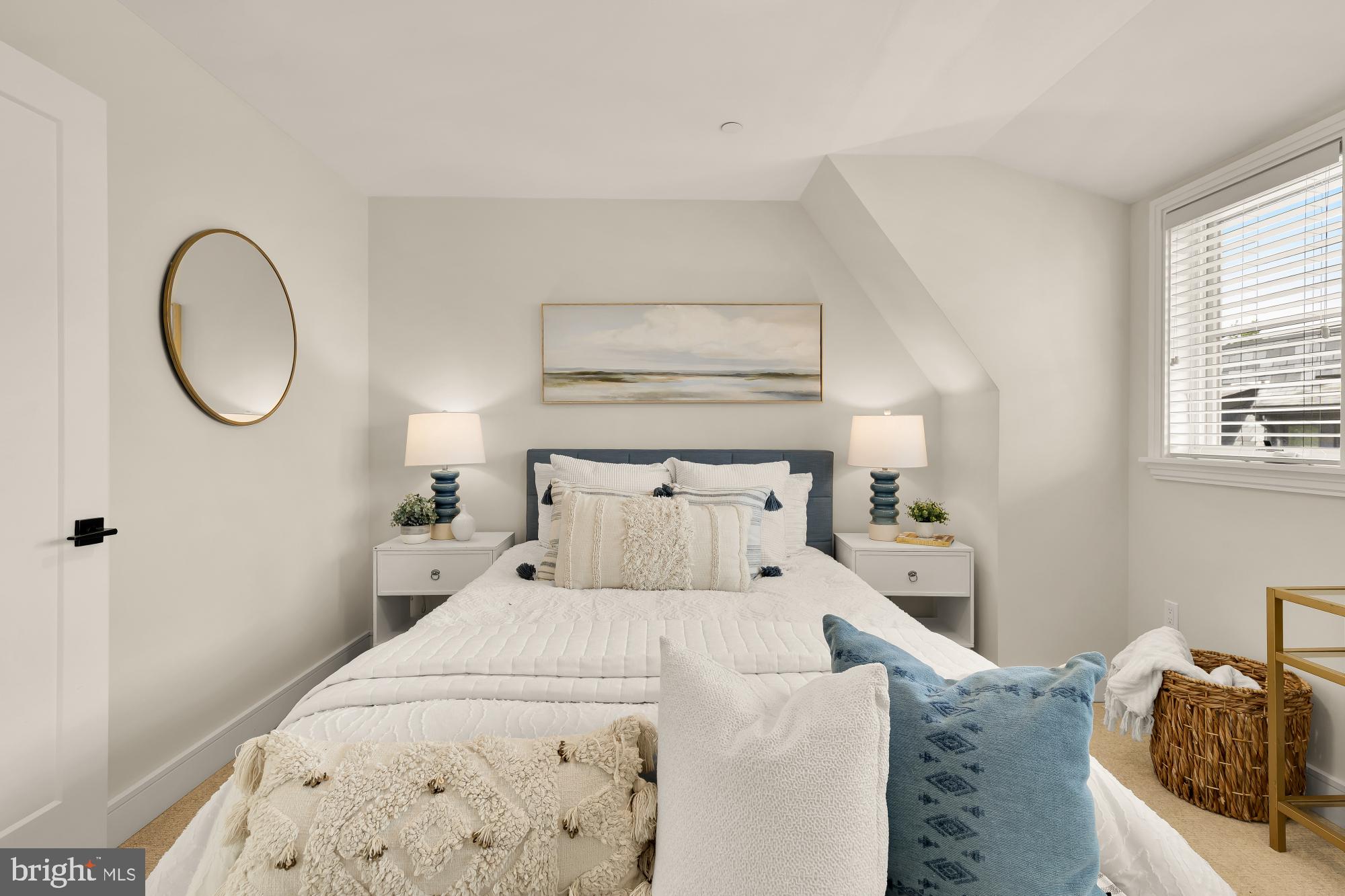 415 Guethler's Way Washington, DC 20003 - Photo 23 of 32 a bed room with a bed and wooden floor