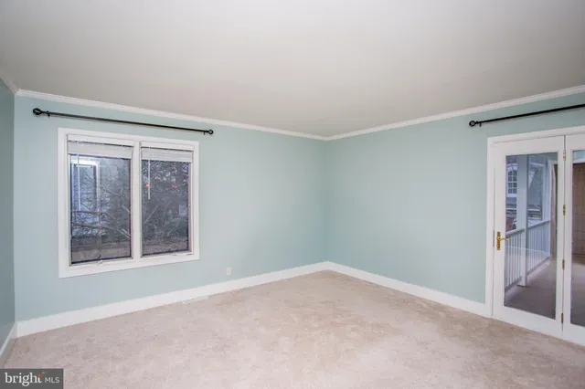 a view of an empty room