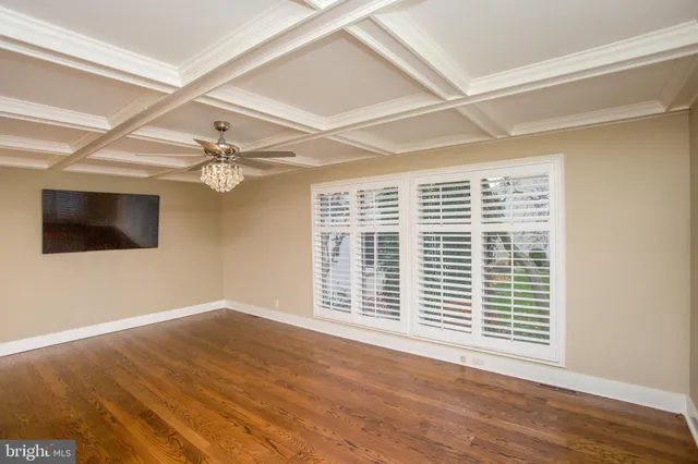 a view of a livingroom with a flat screen tv