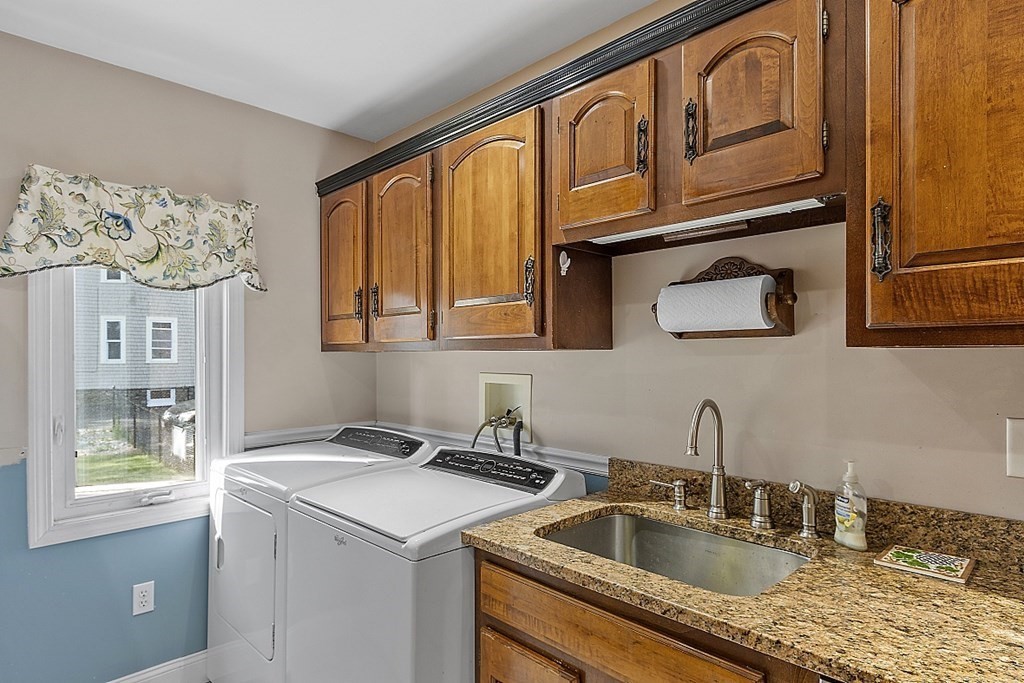57 Vale Street Worcester, MA 01604 - Photo 5 of 39 a kitchen that has a sink and a window
