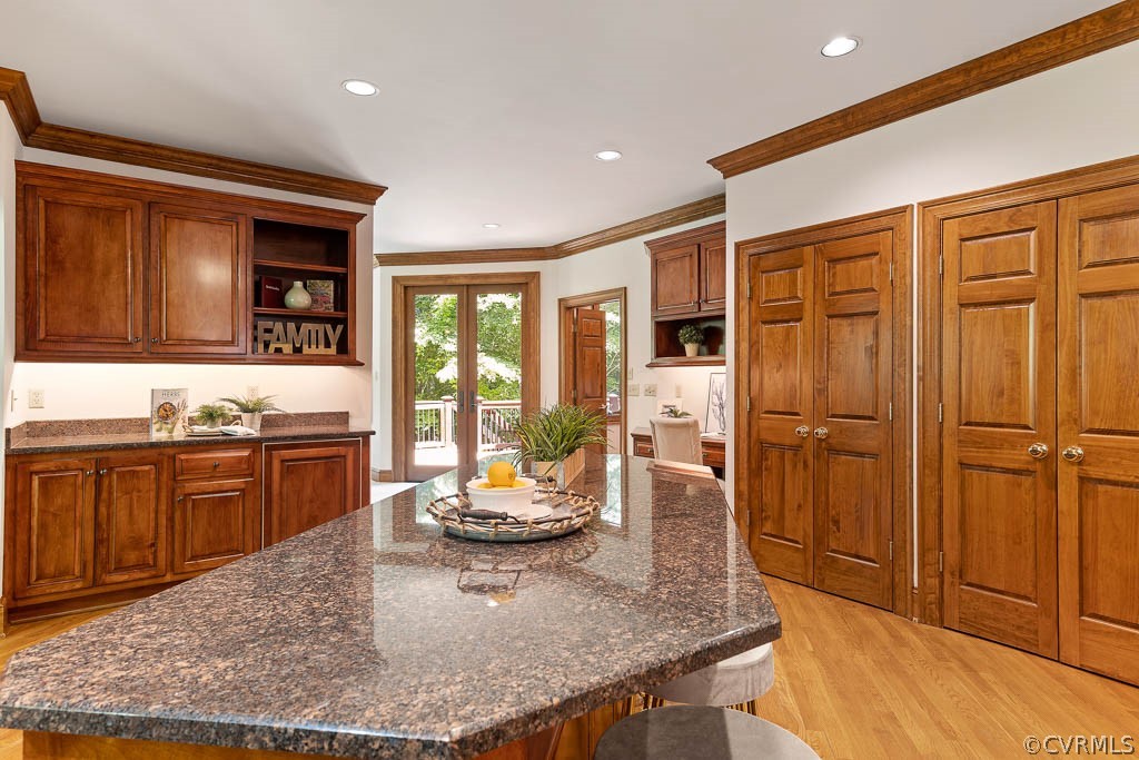4110 Reeds Landing Circle Midlothian, VA 23113 - Photo 20 of 50 a kitchen with a refrigerator sink and wooden cabinets
