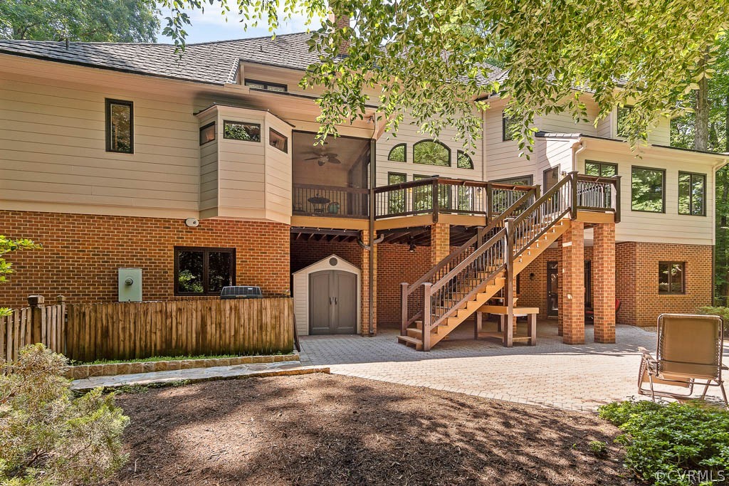 4110 Reeds Landing Circle Midlothian, VA 23113 - Photo 46 of 50 a view of a house with wooden stairs