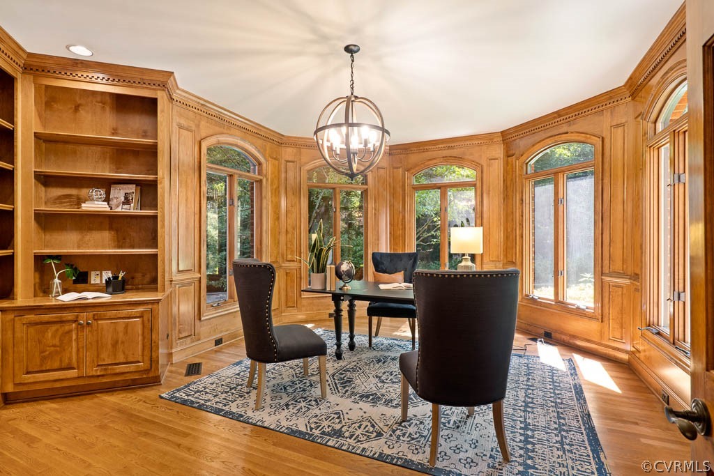 4110 Reeds Landing Circle Midlothian, VA 23113 - Photo 5 of 50 a view of a dining room with furniture window and wooden floor