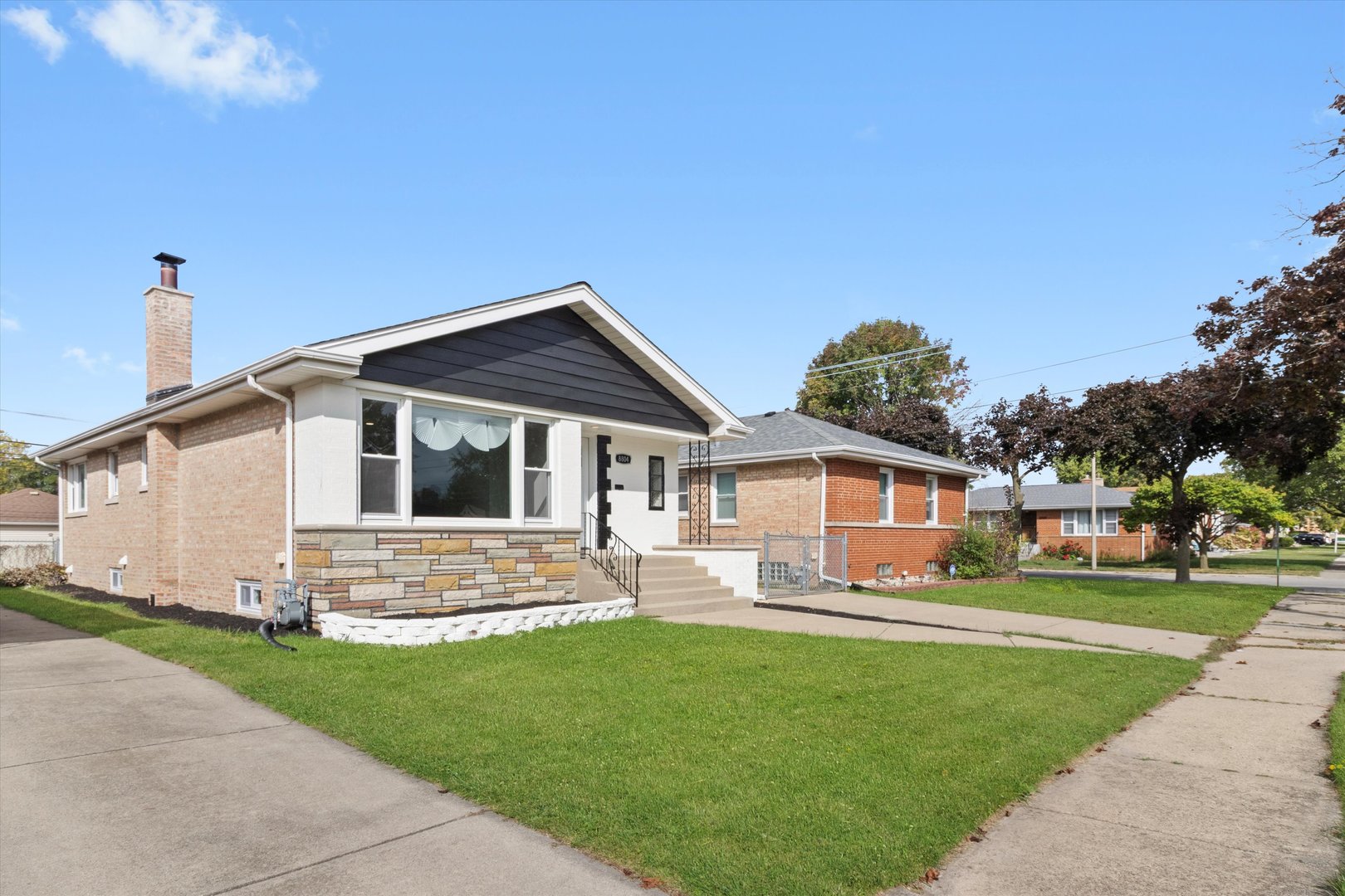 8804 South Fairfield Avenue Evergreen Park, IL 60805 - Photo 2 of 38 a front view of house with yard and green space