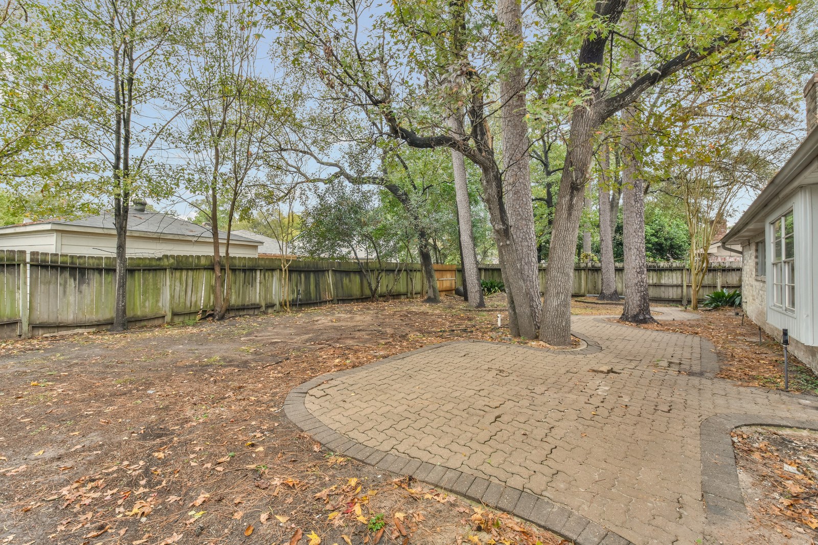 9718 John Bank Drive Spring, TX 77379 - Photo 39 of 39 a view of a backyard with large trees