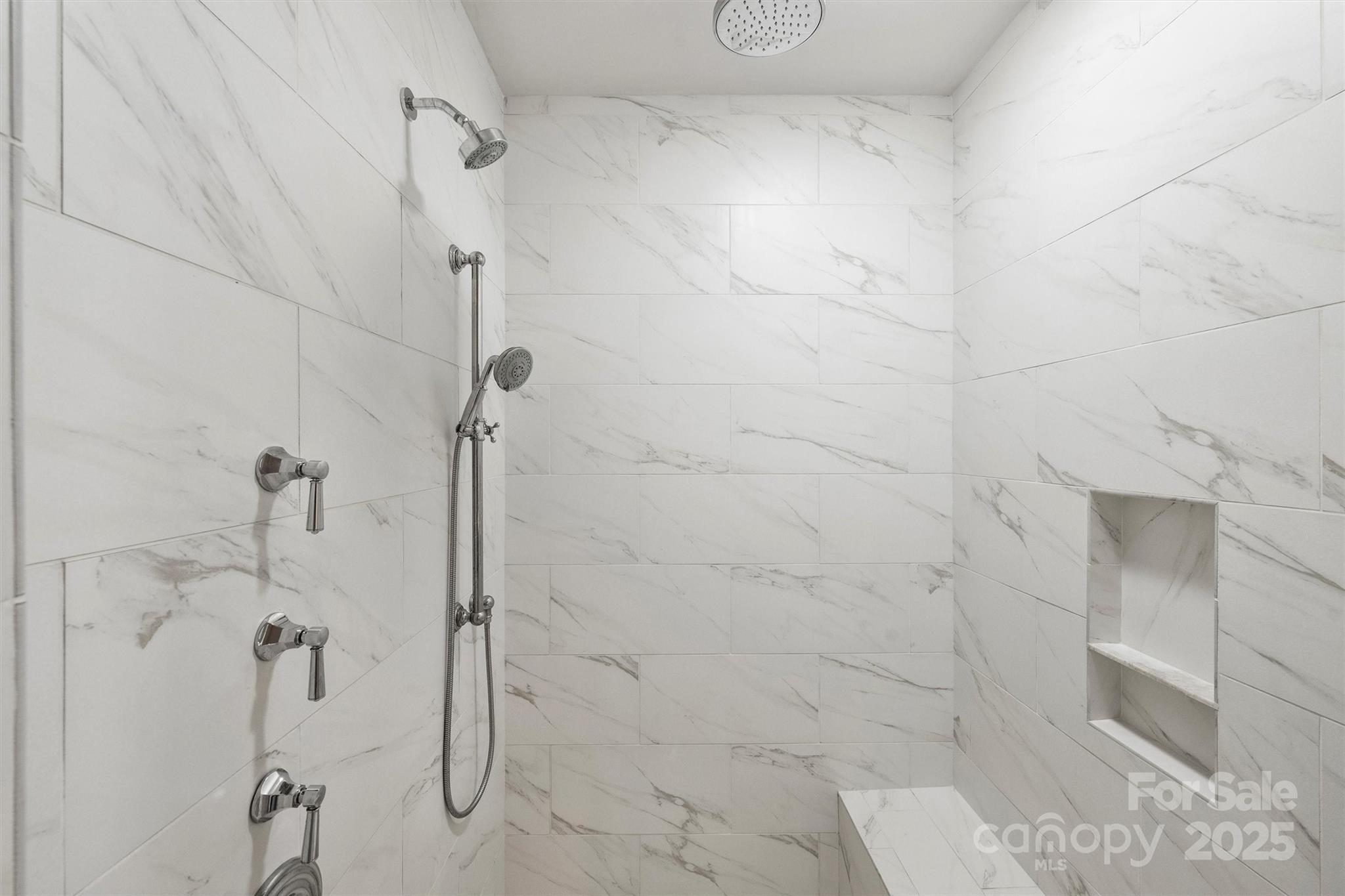 1170 Queens Road Charlotte, NC 28207 - Photo 17 of 29 a bathroom with a shower