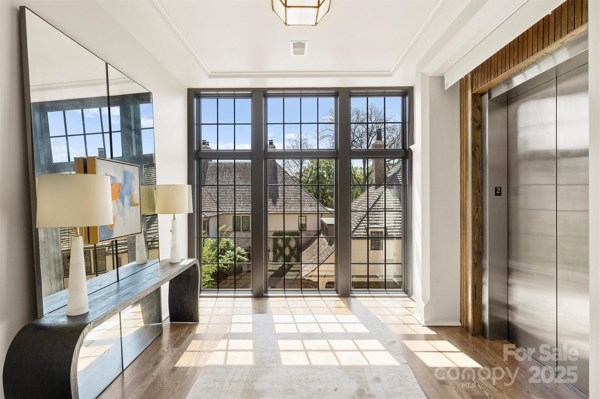 1170 Queens Road Charlotte, NC 28207 - Photo 25 of 29 a view of a large window with an outdoor space