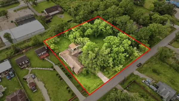 an aerial view of a