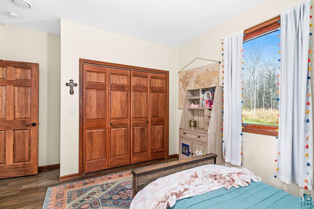6048 Lakewood Road Duluth, MN 55804 - Photo 43 of 65 Bedroom featuring wood finished floors and a closet