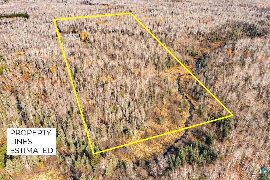 6048 Lakewood Road Duluth, MN 55804 - Photo 5 of 65 View of property location with property parcel outlined and a heavily wooded area