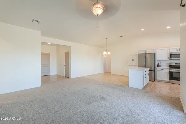 an ocean view with beach