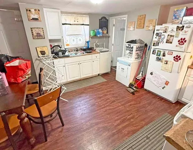 a room with storage and utility