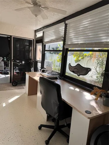 a room with furniture and window