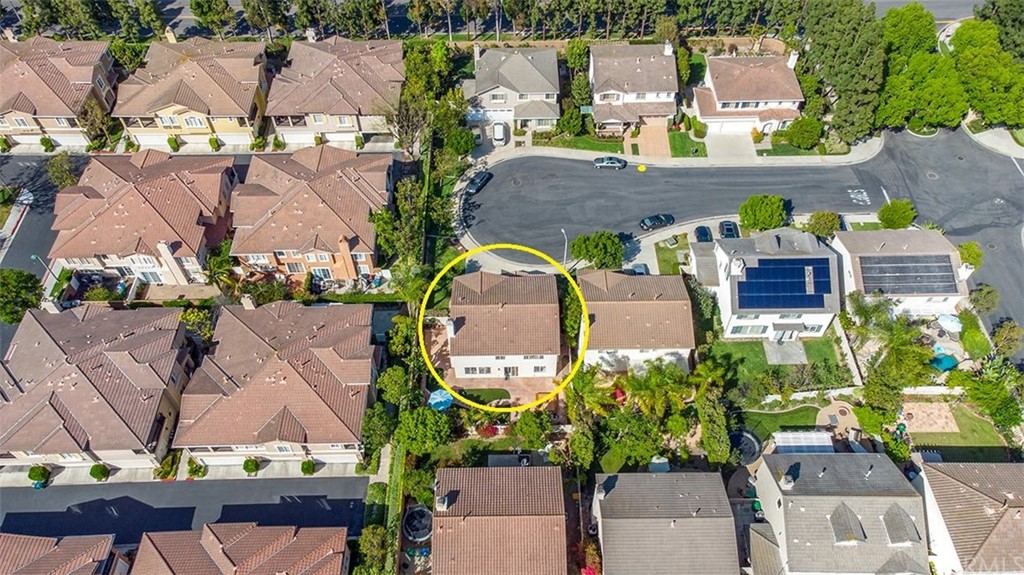 2 Ashford Irvine, CA 92618 - Photo 37 of 42 an aerial view of a house with a garden and plants