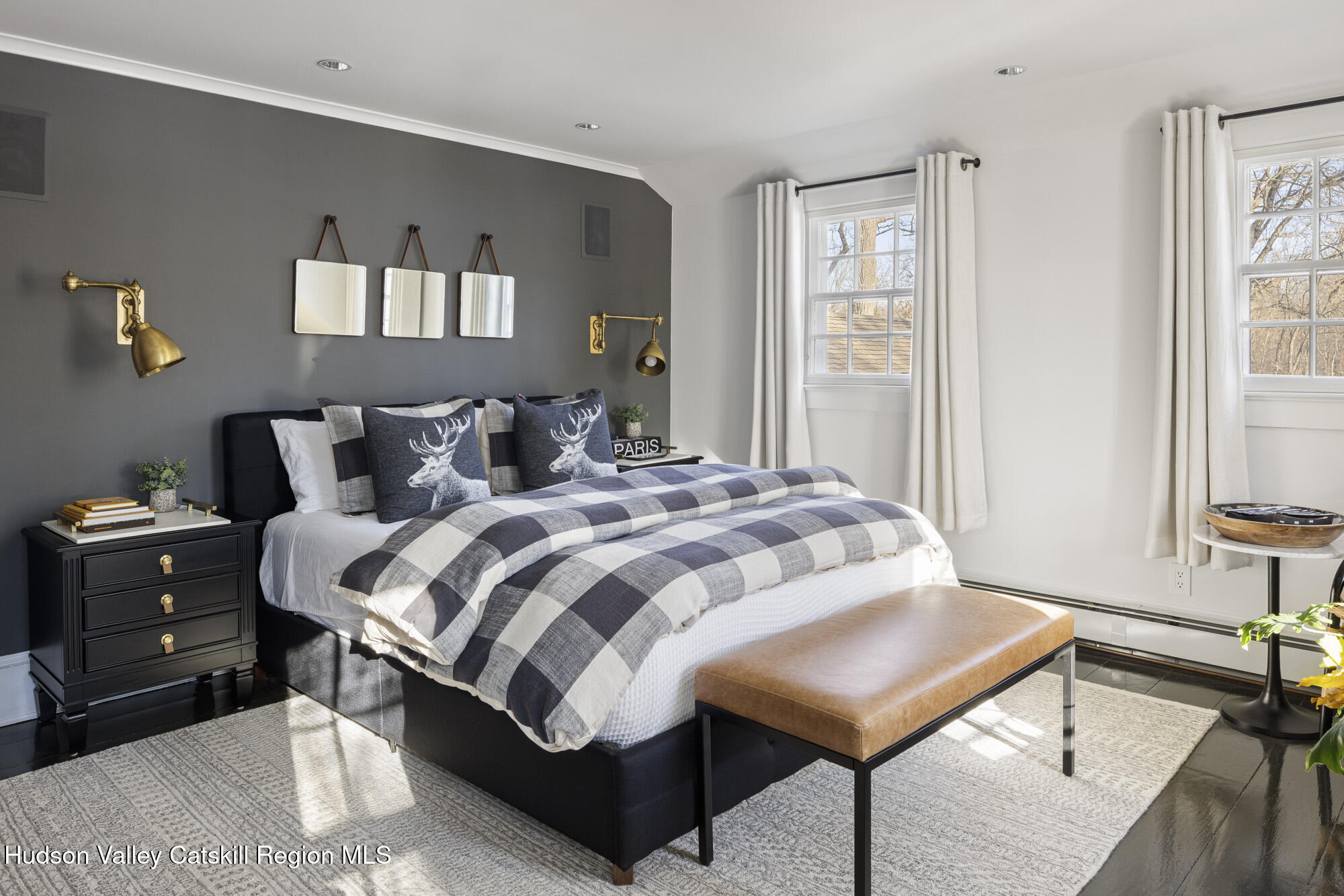 2887 Highway 209 Marbletown, NY 12401 - Photo 20 of 33 a bedroom with a bed and a dresser in it