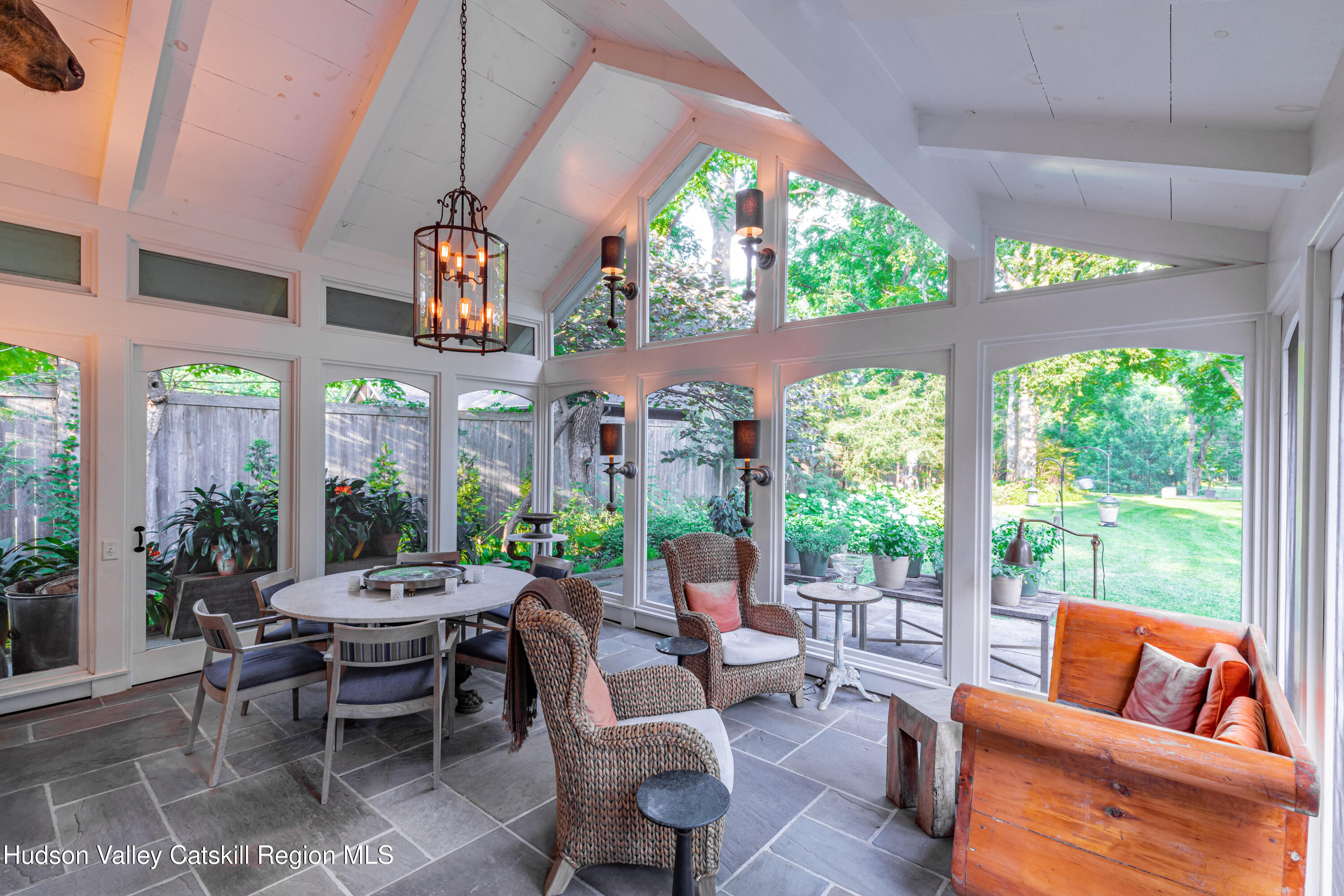 2887 Highway 209 Marbletown, NY 12401 - Photo 5 of 33 a outdoor space with patio the couches and a dining table with garden view