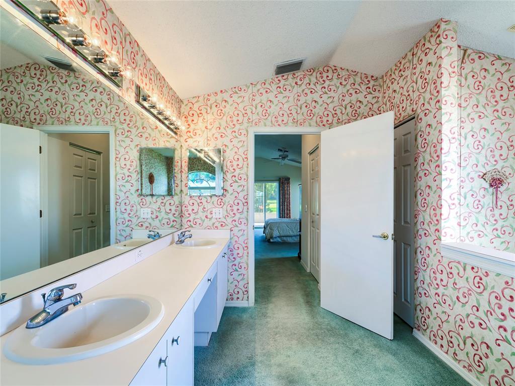 11228 Windrush Circle Hudson, FL 34667 - Photo 35 of 67 a en suite bathroom with a sink and a mirror