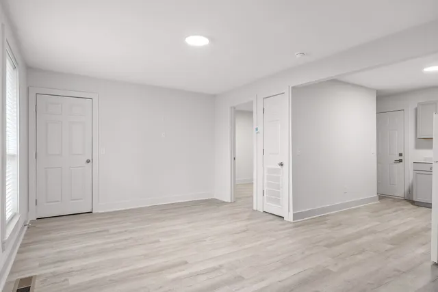 a view of a city from a balcony