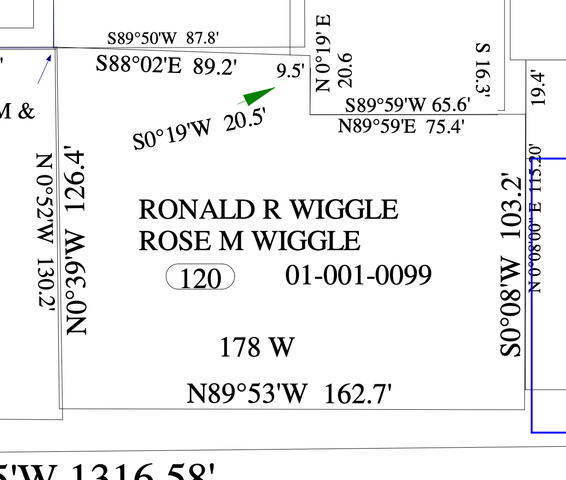 178 Walnut Lane Moab, UT 84532 - Photo 25 of 25 Survey Plat. Detailing property boundaries and owner details