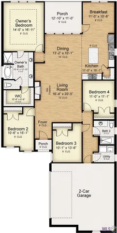 $372,990 | 14528 Caroline Way, St. George, LA 70810