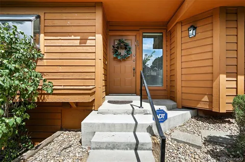 a house view with a backyard