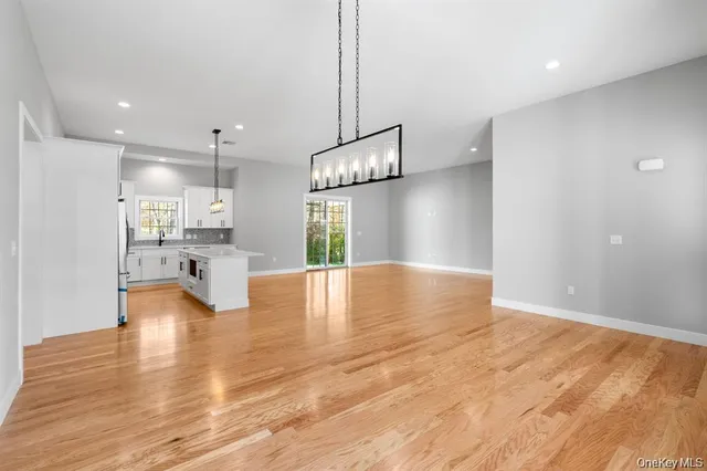 a view of kitchen with furniture and window