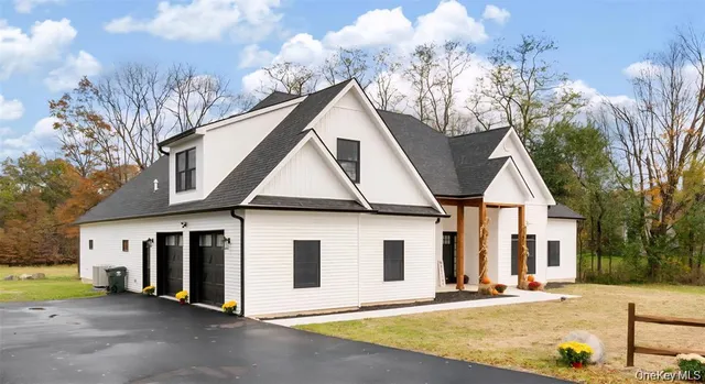 a house view with a outdoor space