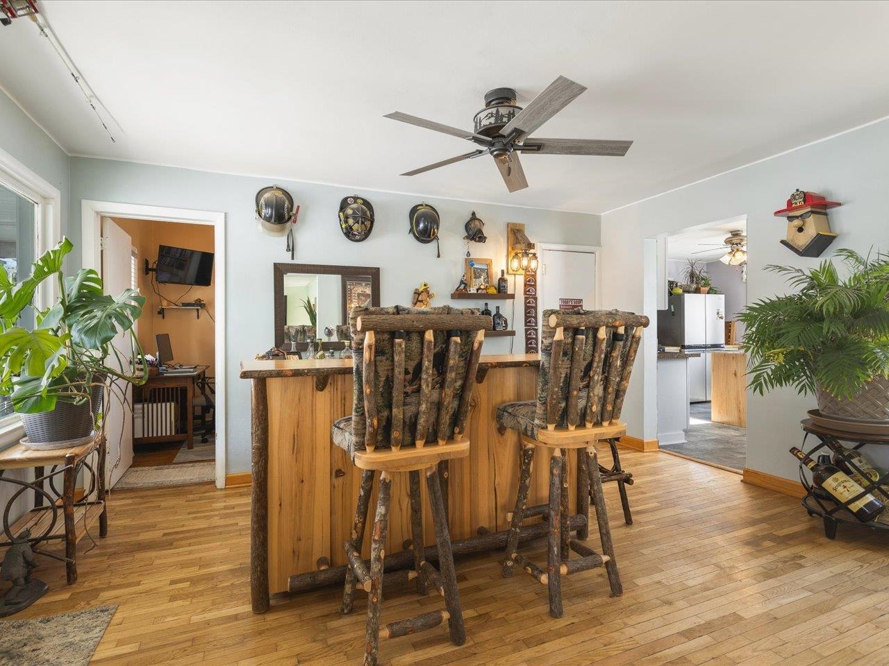 13005 Mitchell Street Shirland, IL 61079 - Photo 12 of 37 a view of a dining room with furniture window and wooden floor