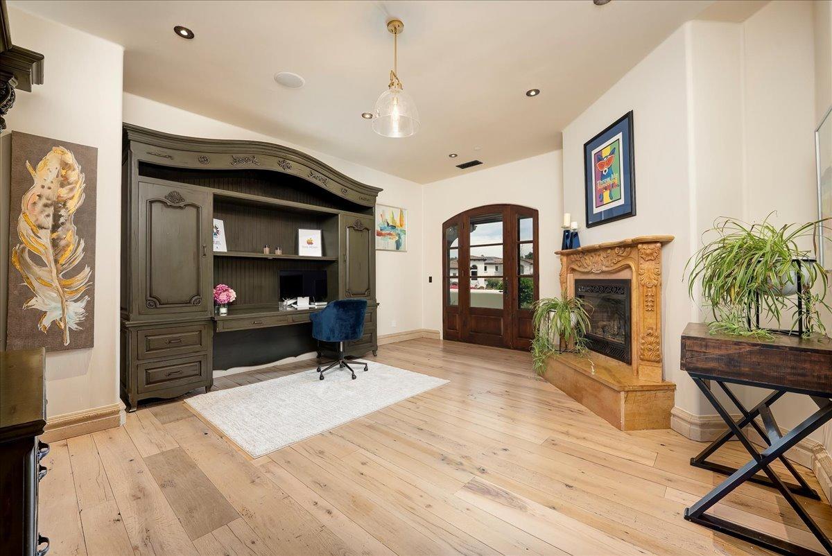 217 Rue Esperanza Lincoln, CA 95648 - Photo 21 of 71 Guest bedroom...has always been used as a second office. Built-in cabinetry and stone fireplace.