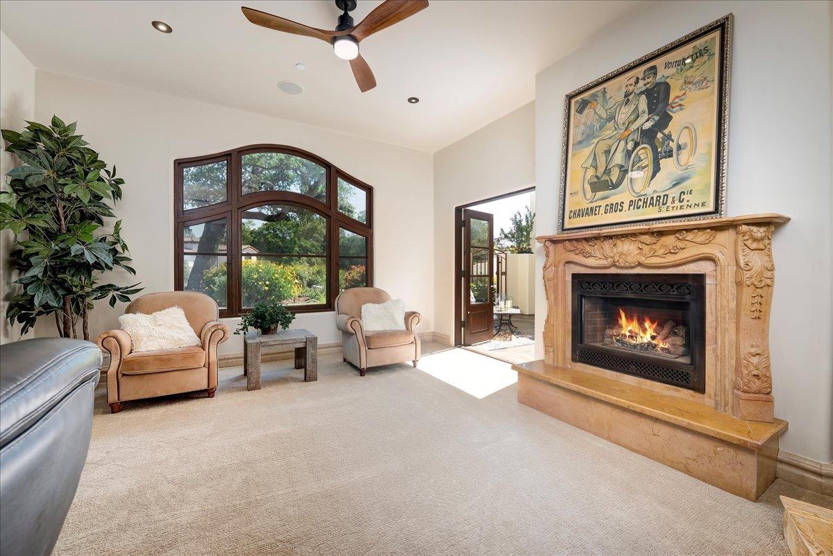 217 Rue Esperanza Lincoln, CA 95648 - Photo 31 of 71 Office with stone fireplace, new carpet and outside entry.