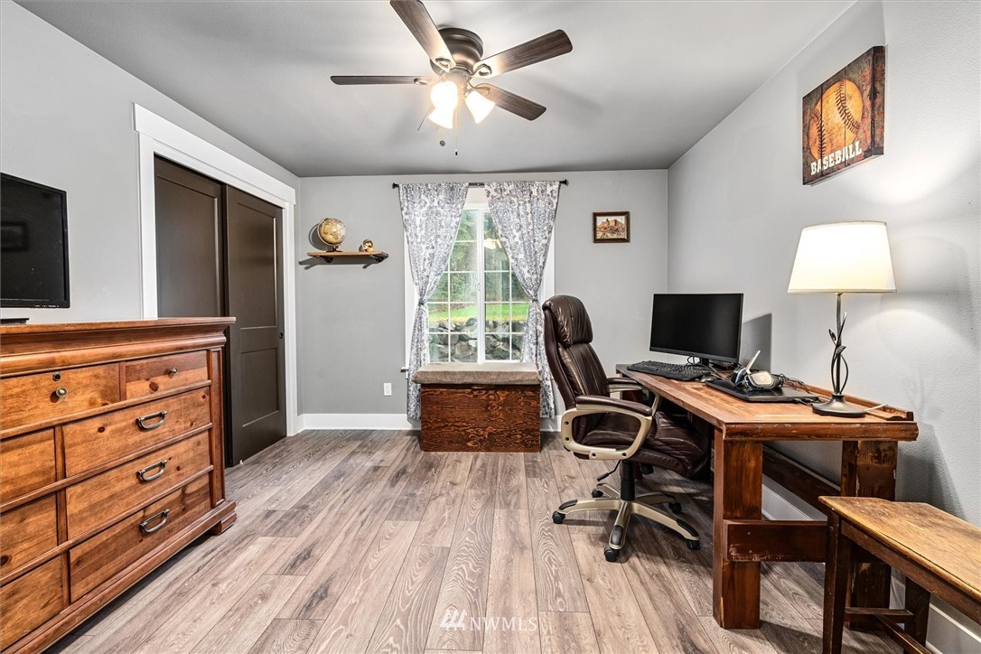 159 Salzer Road Centralia, WA 98531 - Photo 19 of 40 a view of a workspace with furniture and a window