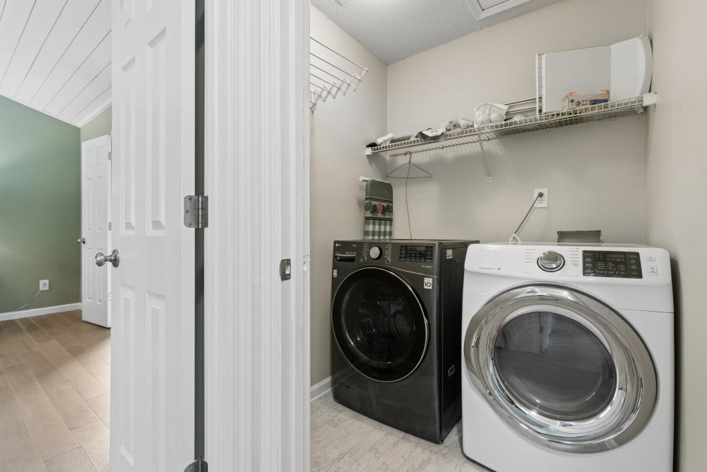 2120 Traywick Chase Alpharetta, GA 30004 - Photo 43 of 54 a utility room with dryer and washer