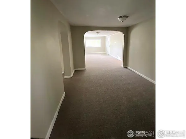 a view of front door