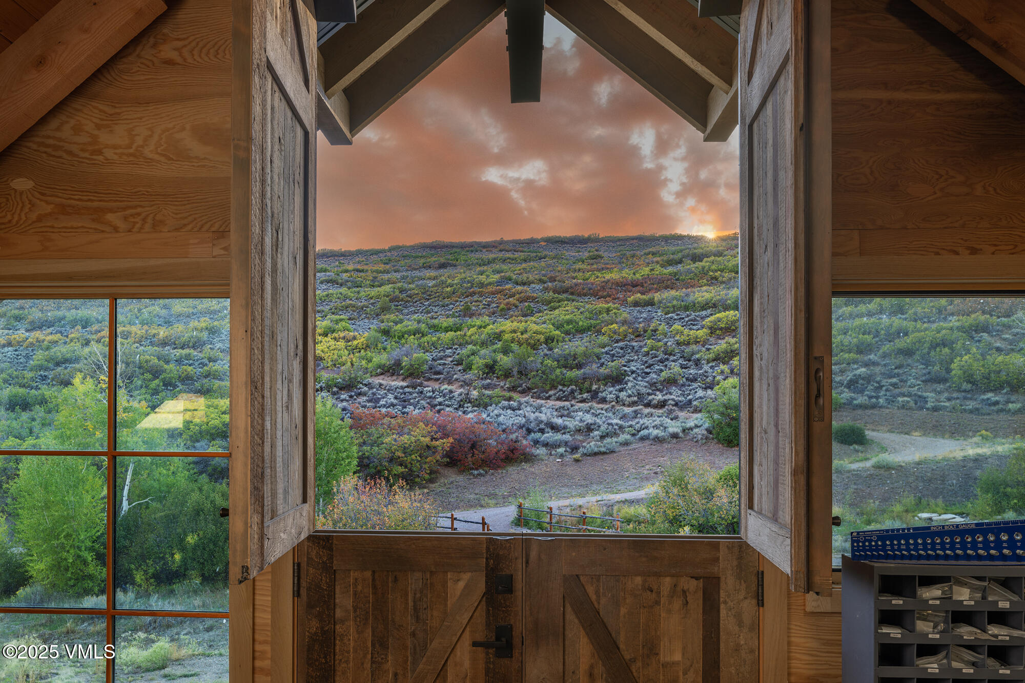 1500 West Sheep Creek Road Gypsum, CO 81637 - Photo 39 of 48 a view of a back yard from a window