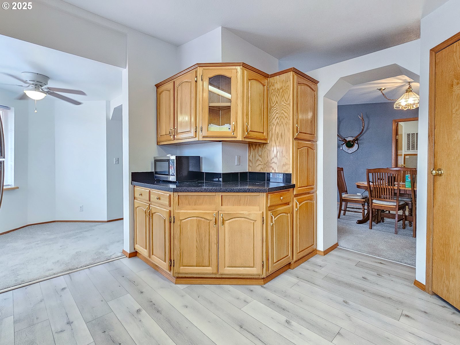 1509 Centennial Circle Forest Grove, OR 97116 - Photo 15 of 45 a spacious bathroom with a granite countertop double vanity sink a mirror and a shower