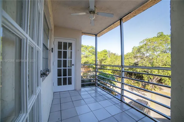 a view of a room with window