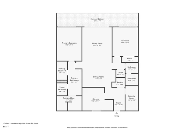 $985,000 | 1701 Northeast Ocean Boulevard, Unit 103, Stuart, FL 34996