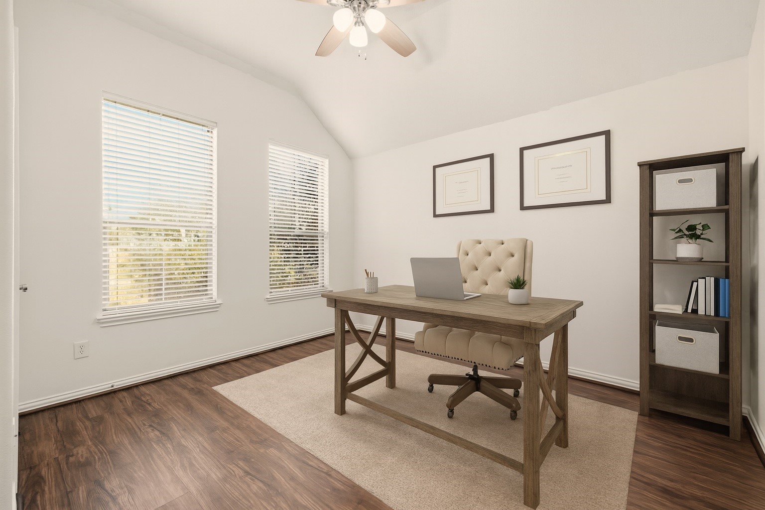25207 Oak Star Drive Spring, TX 77389 - Photo 6 of 18 a view of a workspace with furniture and a window