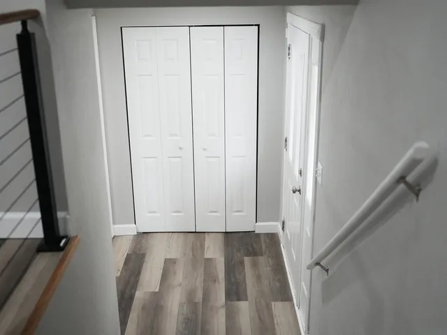 a view of closet area