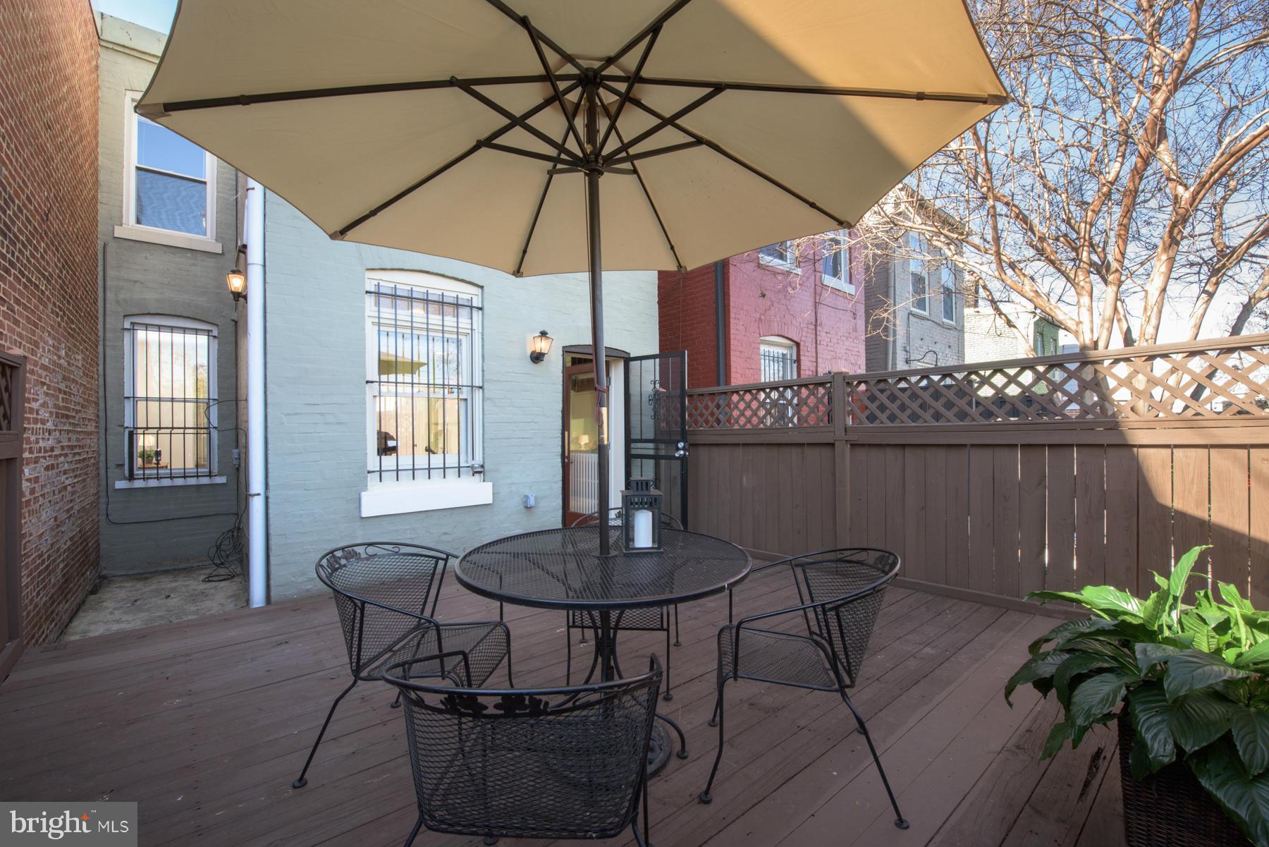 411 3rd Street Northeast Washington, DC 20002 - Photo 5 of 30 XL Rear deck