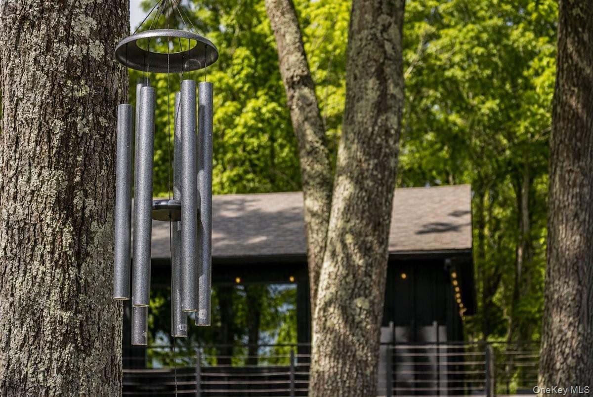 125 Mapes Road Barryville, NY 12719 - Photo 39 of 45 Wind Chimes w/ Guest House in the Background