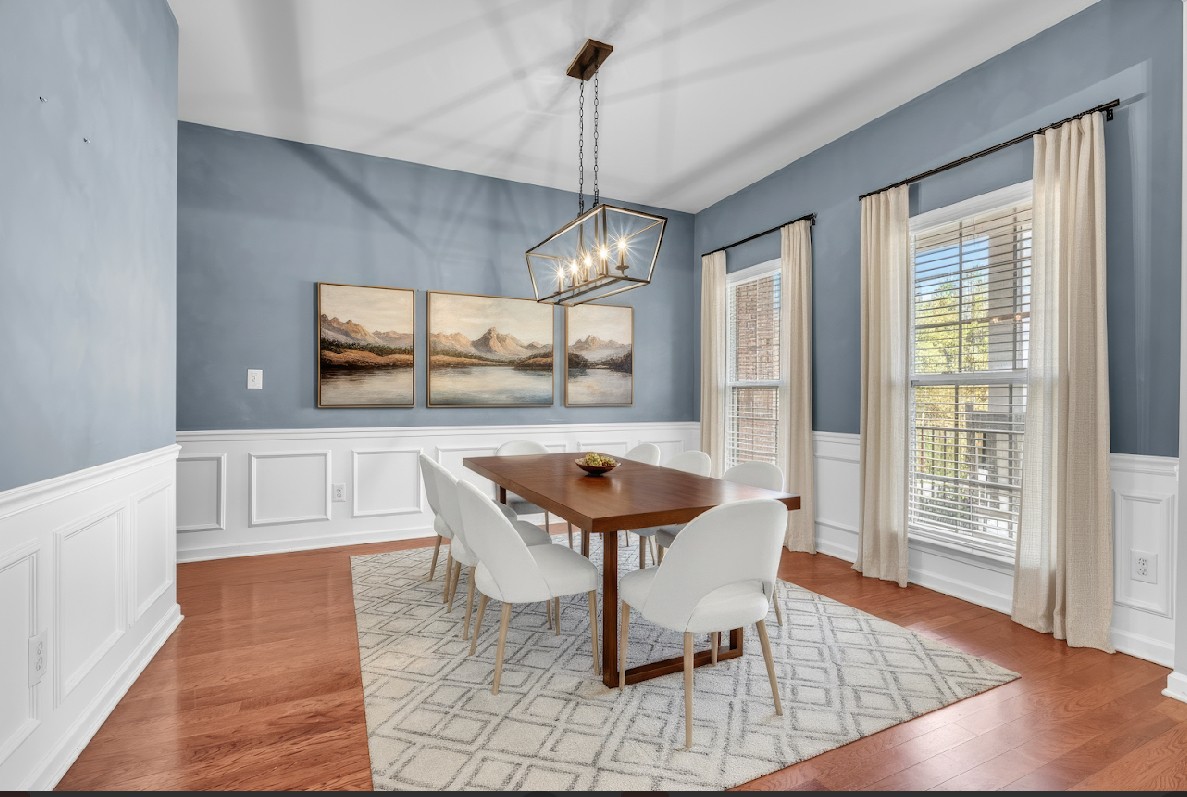 3924 Signature Court Smyrna, TN 37167 - Photo 15 of 35 a view of a dining room with furniture window and wooden floor