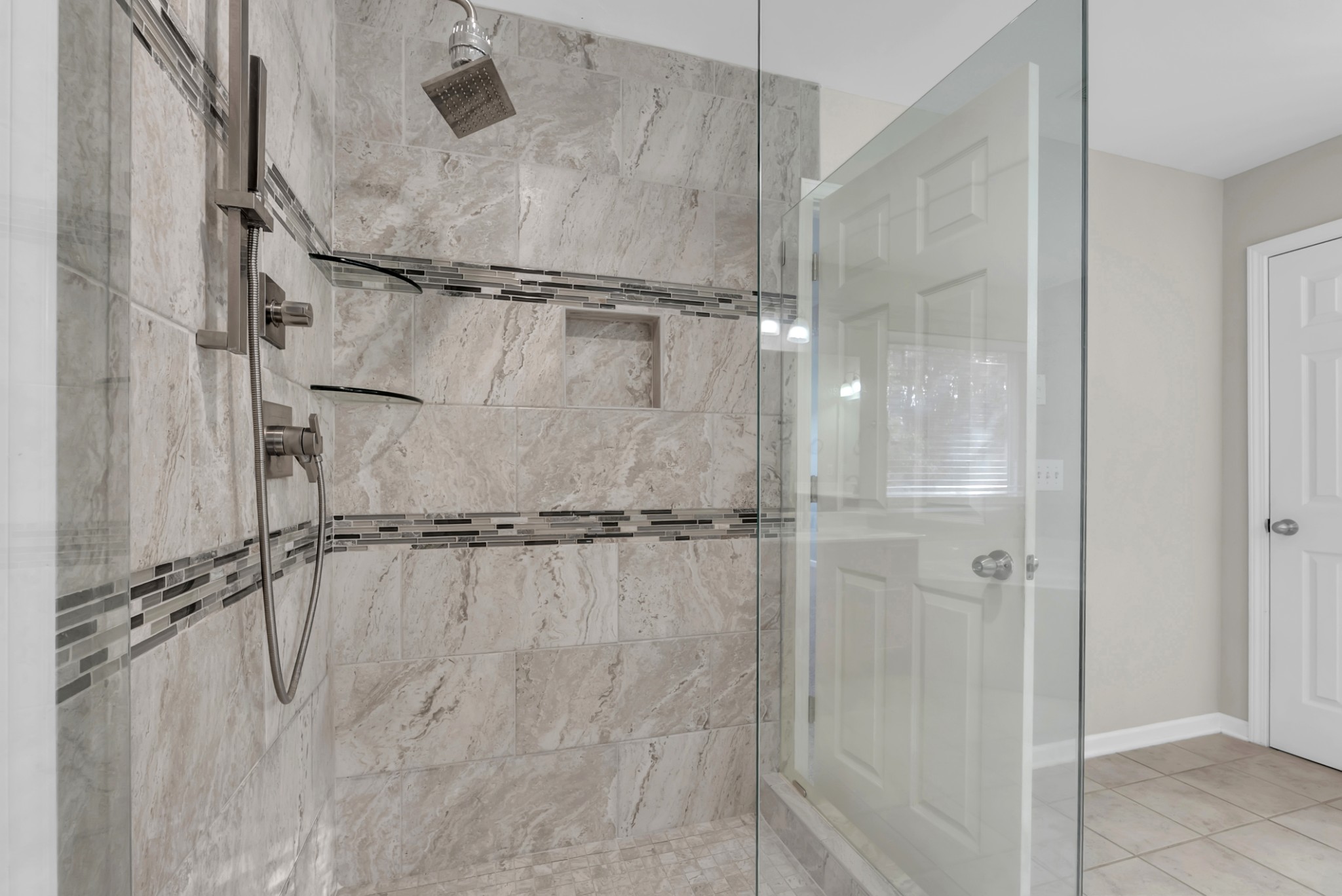 3924 Signature Court Smyrna, TN 37167 - Photo 27 of 35 a bathroom that has a shower glass shower door