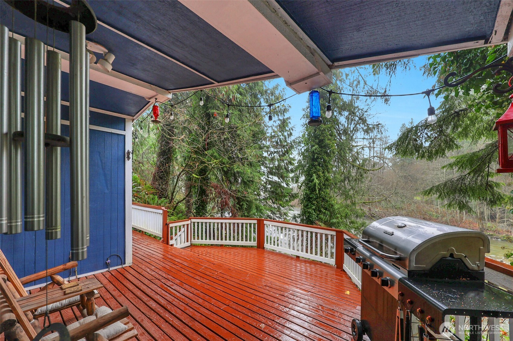 13109 Crystal Springs Road Granite Falls, WA 98252 - Photo 17 of 32 a balcony with wooden floor