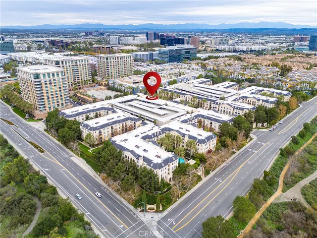 a view of a city from a terrace