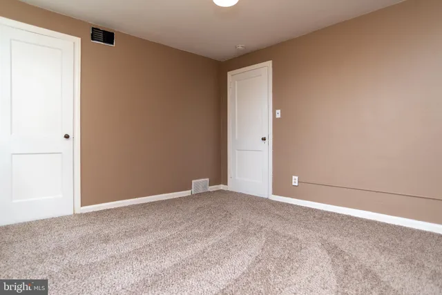 a view of an empty room