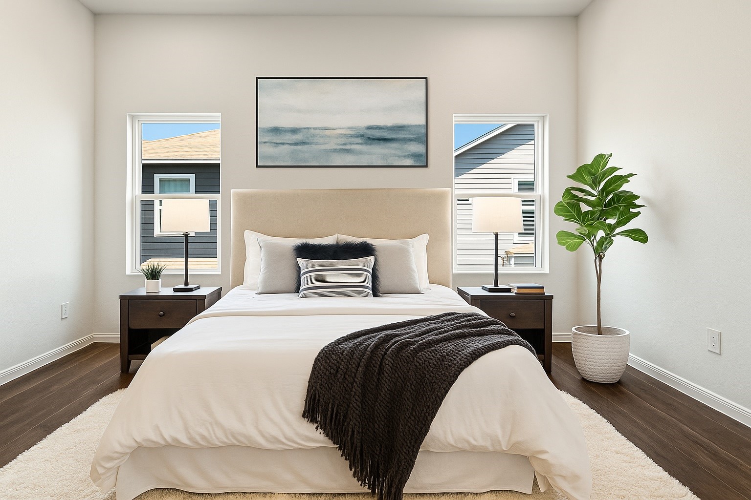 4934 Paradigm Ln Spring Spring, TX 77379 - Photo 4 of 14 a bedroom with a bed and a painting on the wall