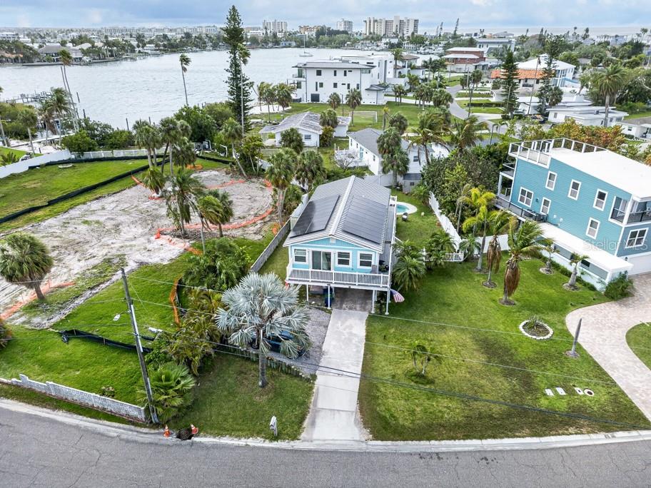 15823 Redington Drive Redington Beach, FL 33708 - Photo 28 of 39 an aerial view of a house with outdoor space lake view and mountain view