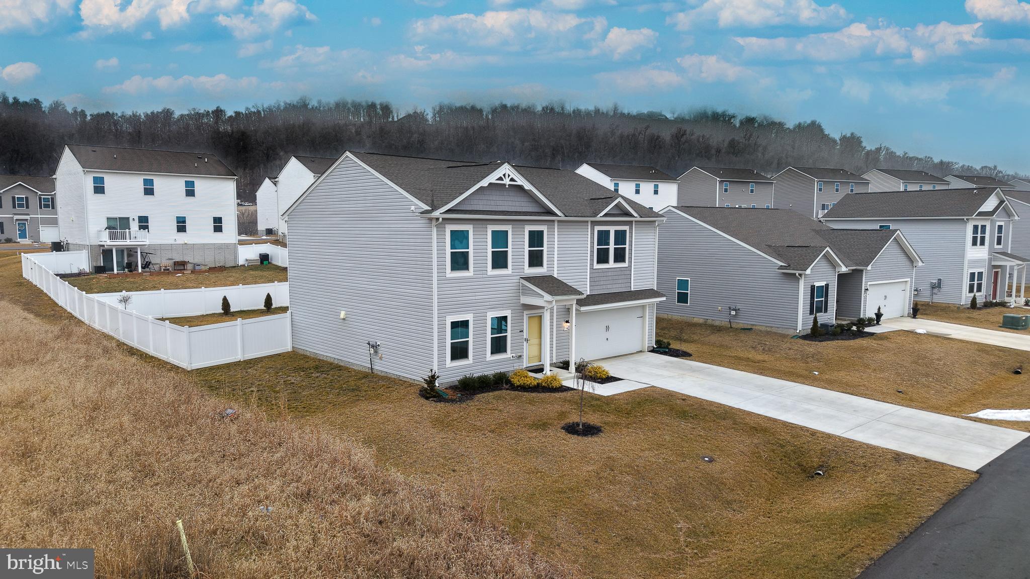 154 Diving Scaup Road Hedgesville, WV 25427 - Photo 4 of 57 an aerial view of a house with a yard and balcony