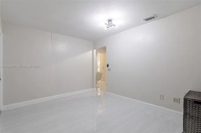 a view of empty room